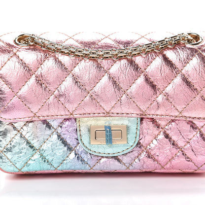 Chanel Metallic Goatskin Quilted Mini 2.55 Reissue Flap Multicolor 7 of 10