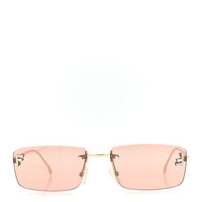 Fendi Metal Fendi First Sunglasses FE4172US  Gold Brown 2 of 7
