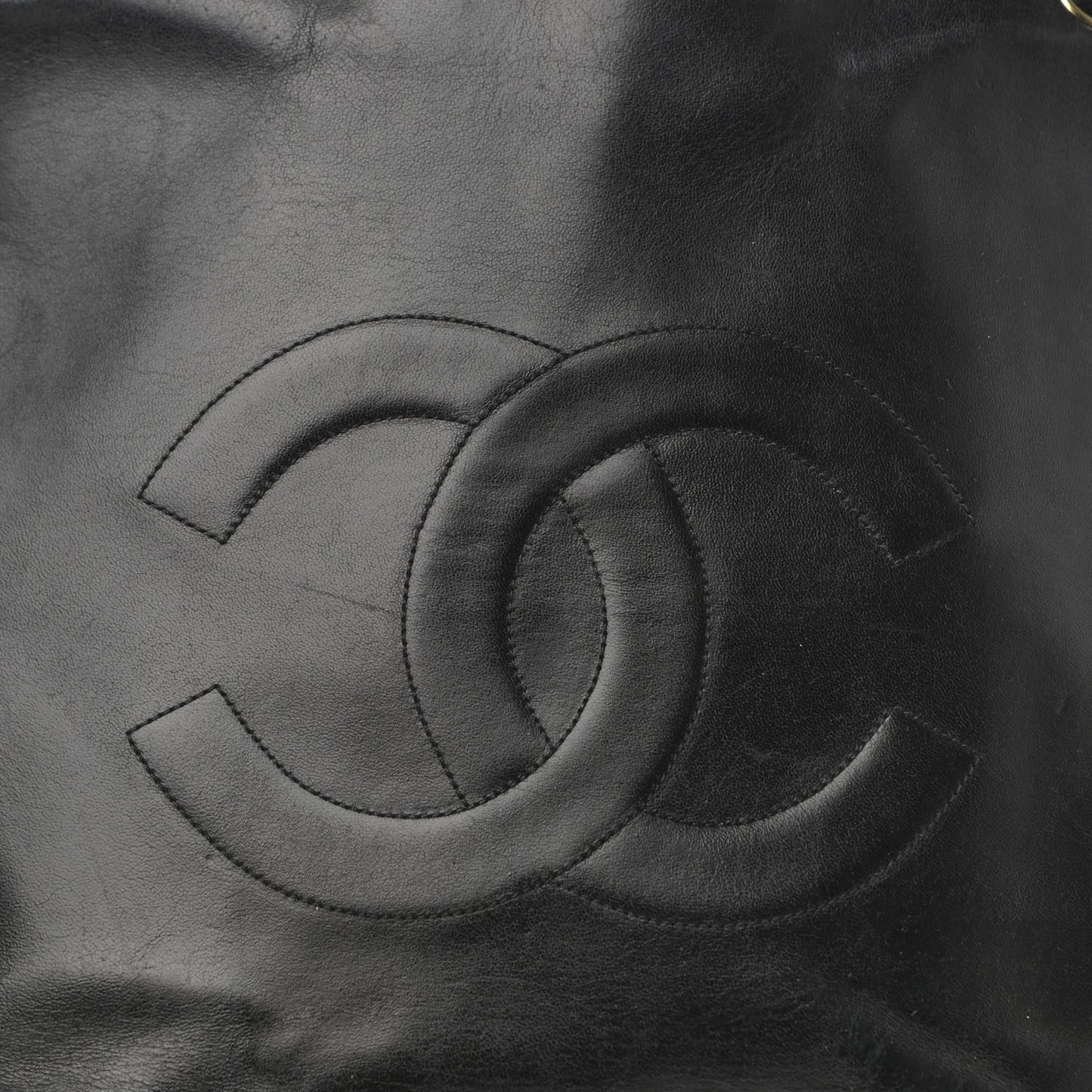 Lambskin CC Shoulder Bag Black