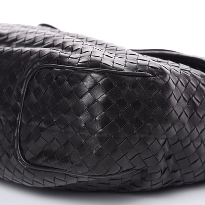 Bottega Veneta Nappa Intrecciato Flap Shoulder Bag Black 10 of 14