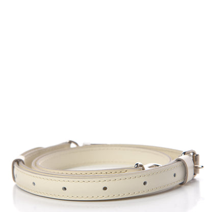 Louis Vuitton Calfskin 16mm Adjustable Shoulder Strap Ivory 2 of 3