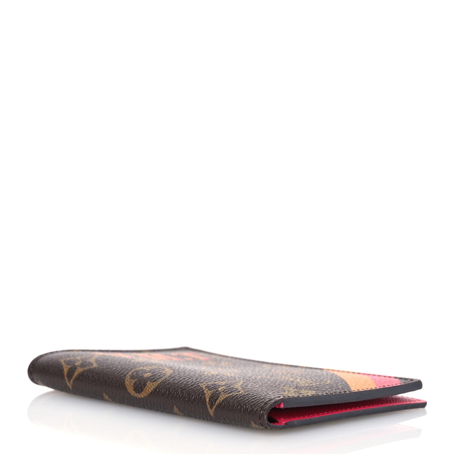 Monogram My LV Heritage Passport Cover Orange Fuchsia