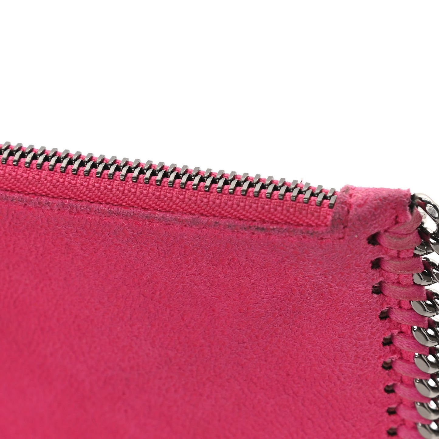 Shaggy Deer Falabella Clutch Hot Pink