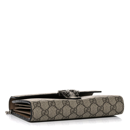 Gucci GG Supreme Monogram Mini Dionysus Chain Wallet Beige Taupe 4 of 18