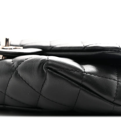 Chanel Calfskin Quilted CC Uniform Flap Belt Bag Black 11 of 11