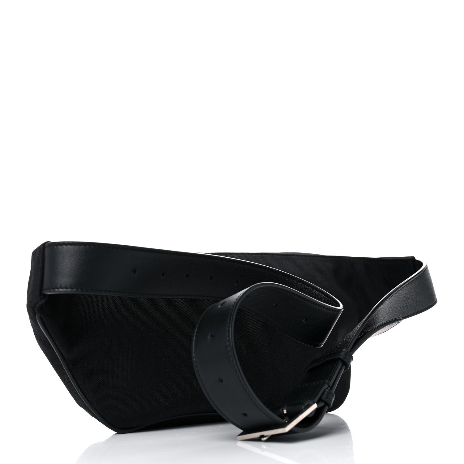 Saint Laurent Canvas Monogram Belt Bag Black 4 of 9