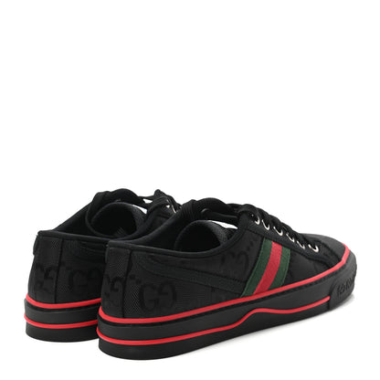 Gucci Econyl Nylon Web Monogram Off The Grid Womens 1977 Tennis Sneakers 38.5 Black 4 of 7