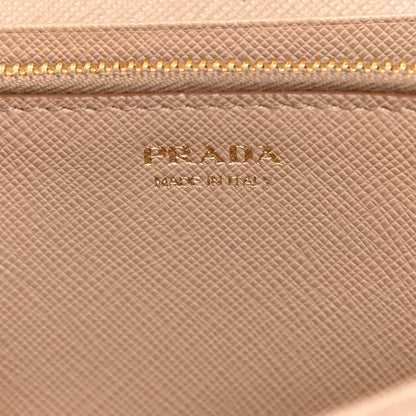 Prada Saffiano Metal Continental Flap Wallet Cammeo 7 of 11