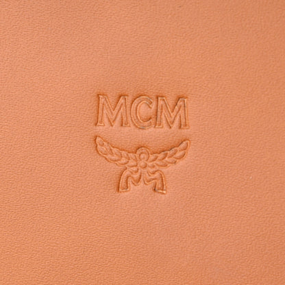MCM Visetos Small Soft Berlin Crossbody Cognac 8 of 10