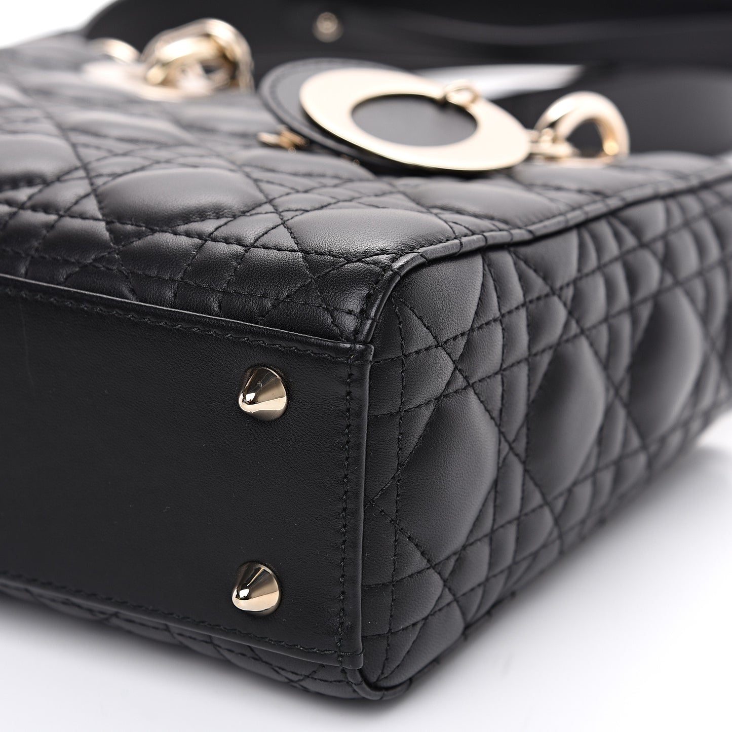 Lambskin Cannage My ABCDior Lady Dior Black