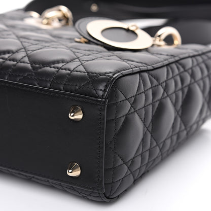 Christian Dior Lambskin Cannage My ABCDior Lady Dior Black 7 of 10