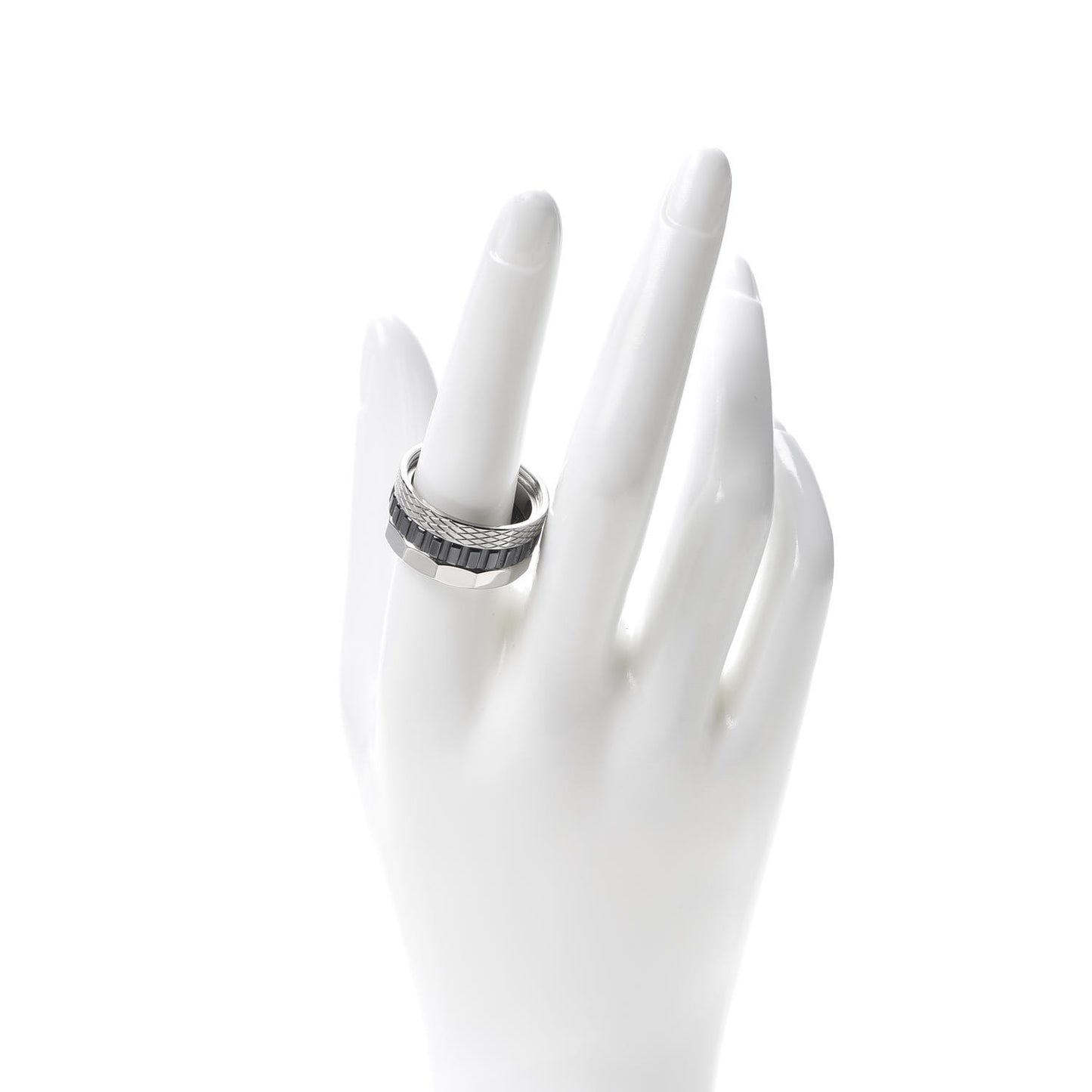 Stainless Steel Titanium Paloma Caliper Ring 60 9