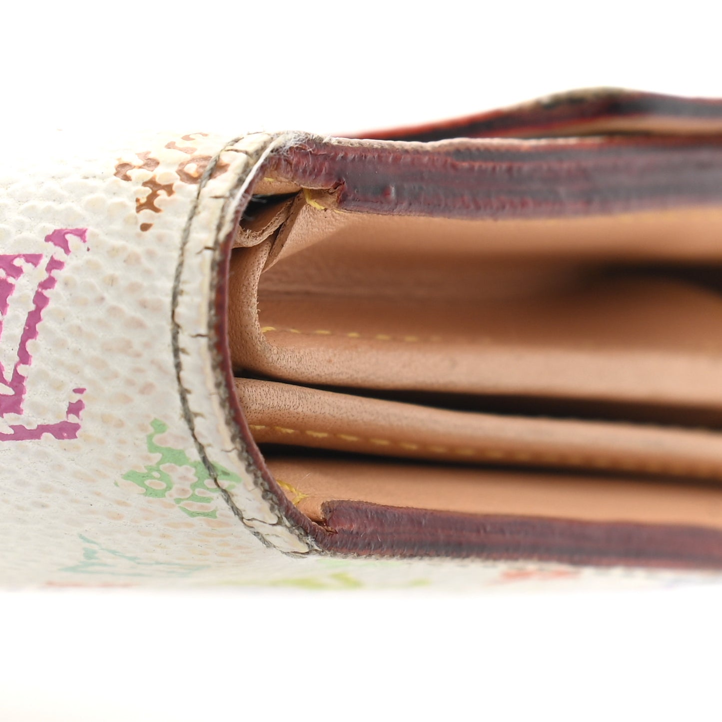 Monogram Multicolor Alexandra Wallet White