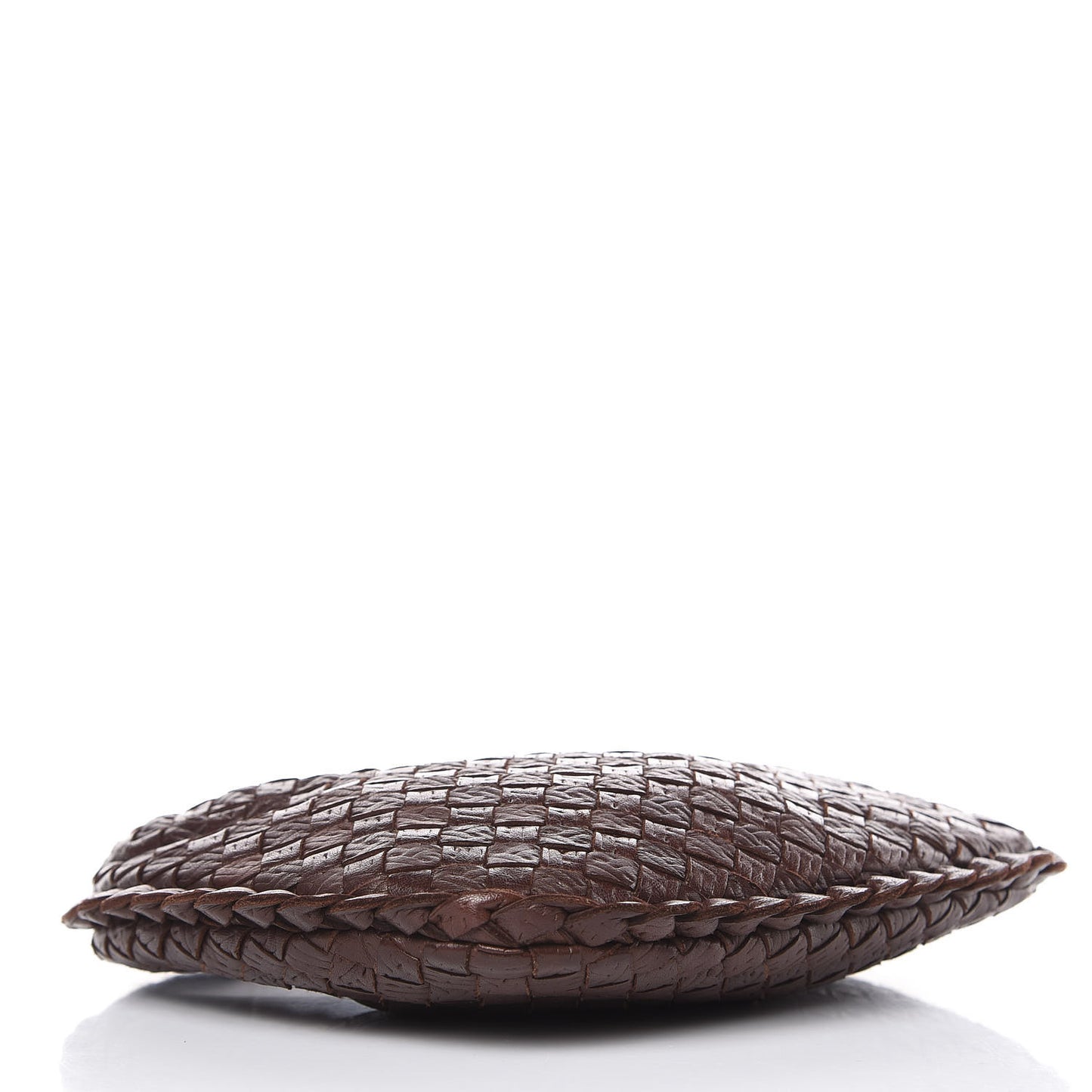 Nappa Intrecciato Mini Veneta Hobo Ebano