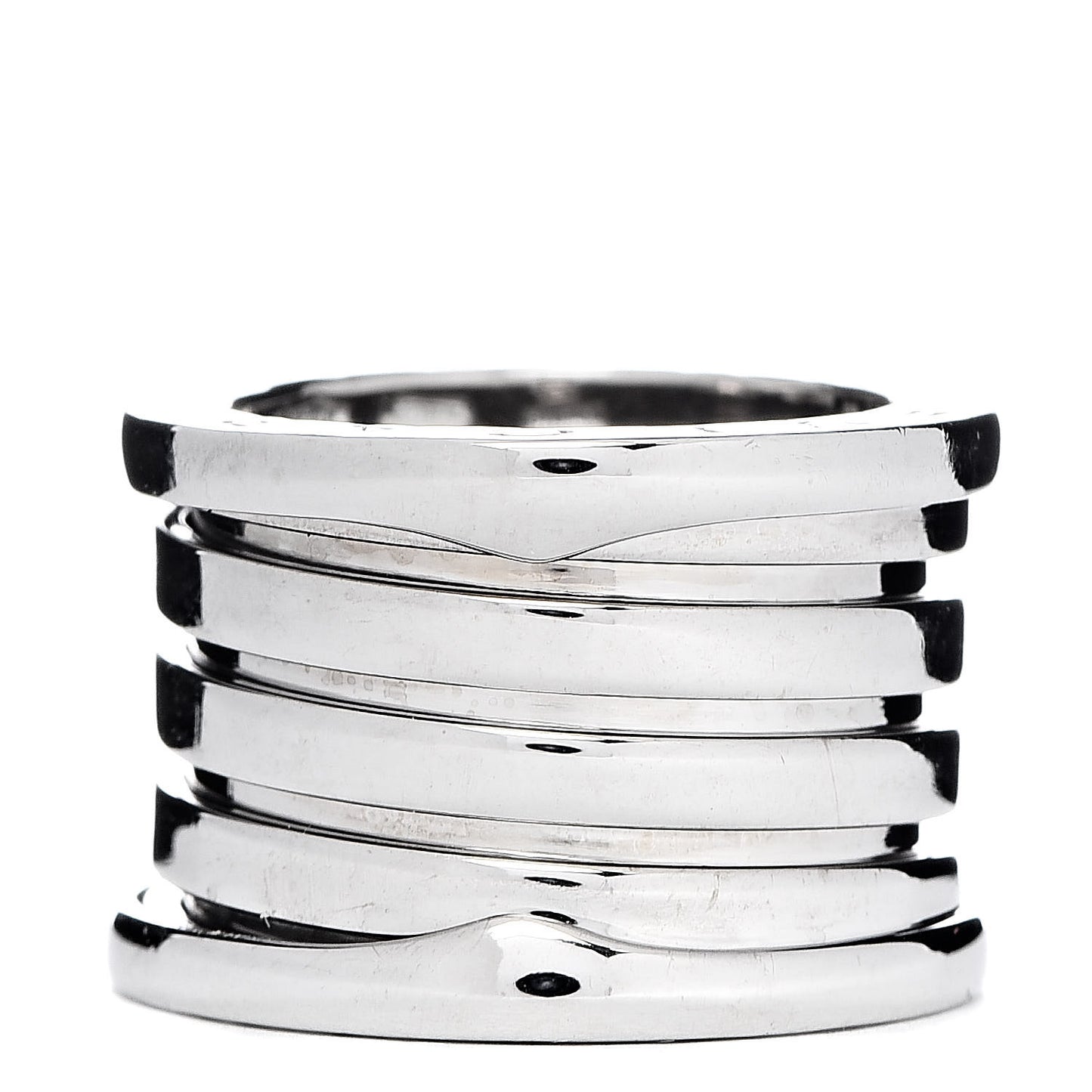 18K White Gold B.Zero1 Five-Band Ring 46 3.75