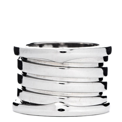 Bulgari 18K White Gold B.Zero1 Five-Band Ring 46 3.75 3 of 6