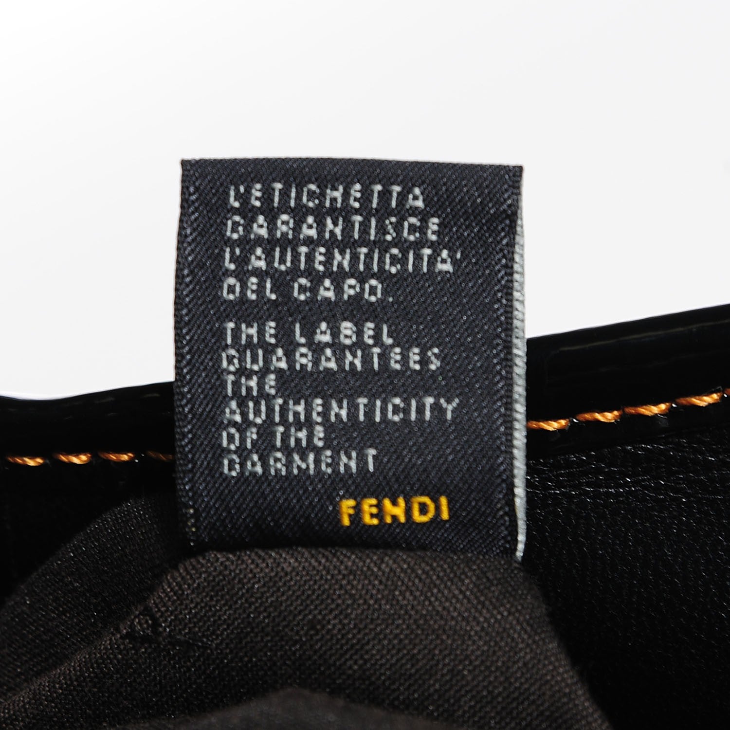 Fendi Patent Large B Bag Black 9 of 10