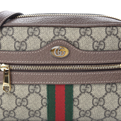 Gucci GG Supreme Monogram Web Mini Ophidia Shoulder Bag Brown 8 of 12