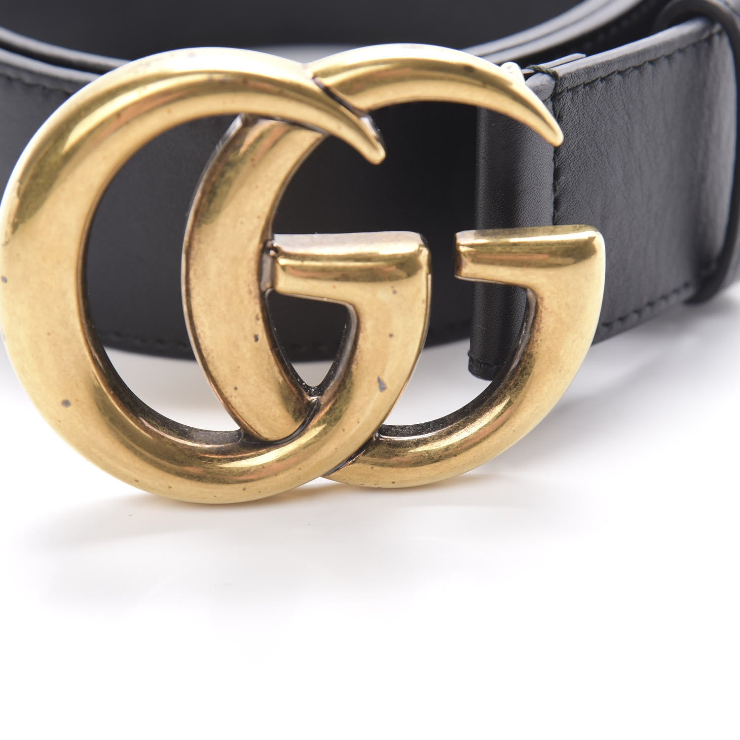 Gucci Calfskin Double G 40mm Belt 85 34 Black 6 of 8
