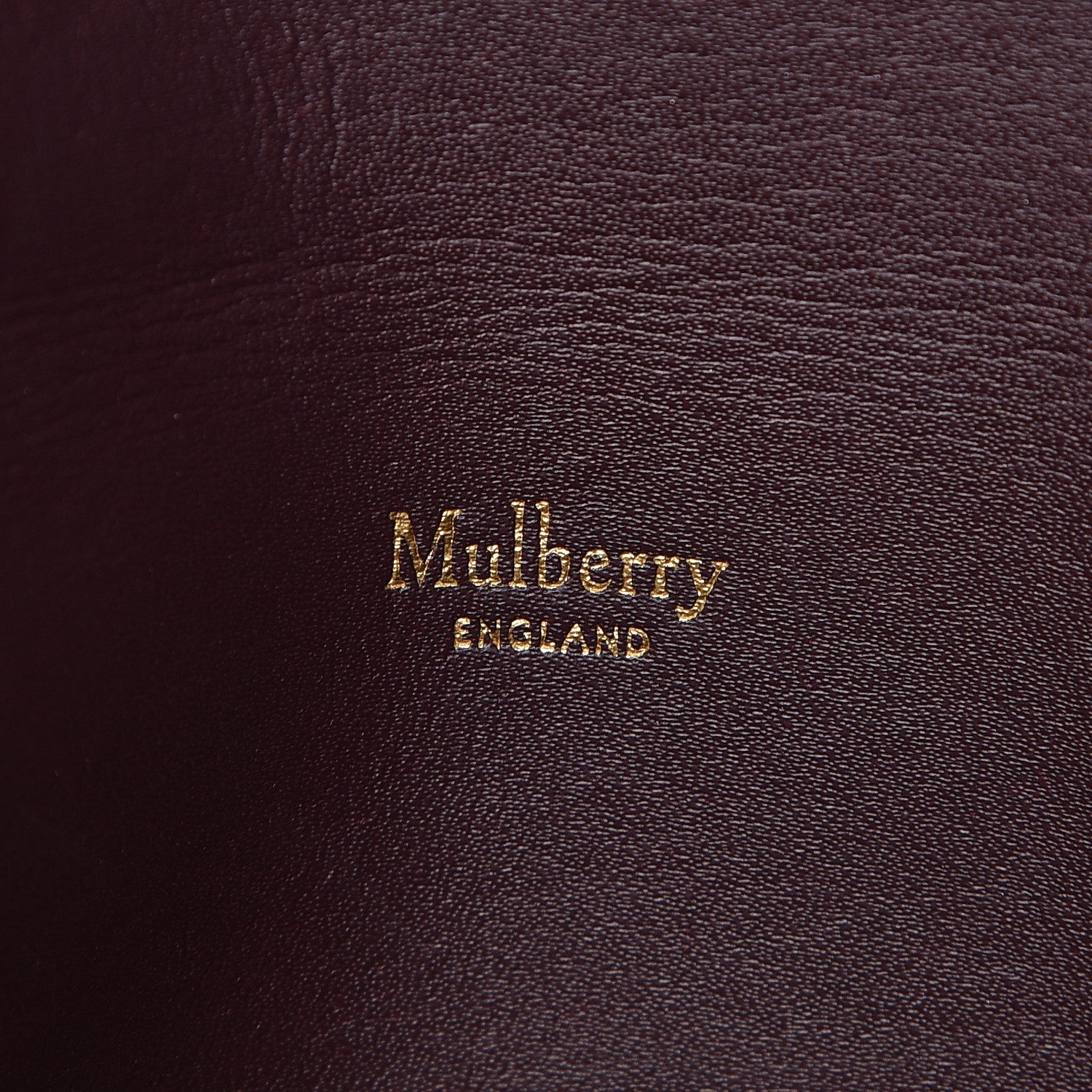 Mulberry Classic Grain Calfskin Large Darley Cosmetic Pouch Deep Amber 8 of 9
