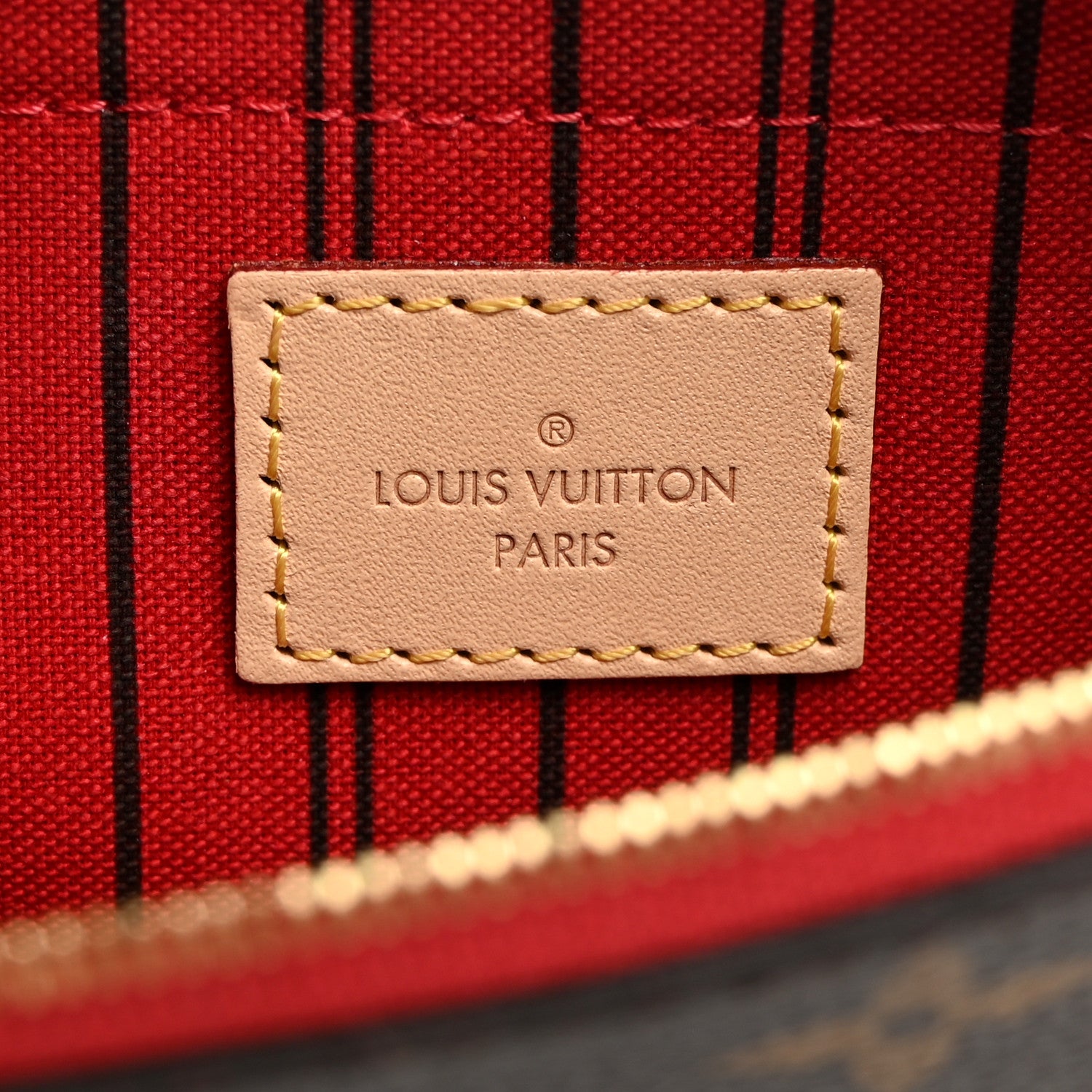 Louis Vuitton Monogram Neverfull MM GM Pochette Cherry 6 of 8