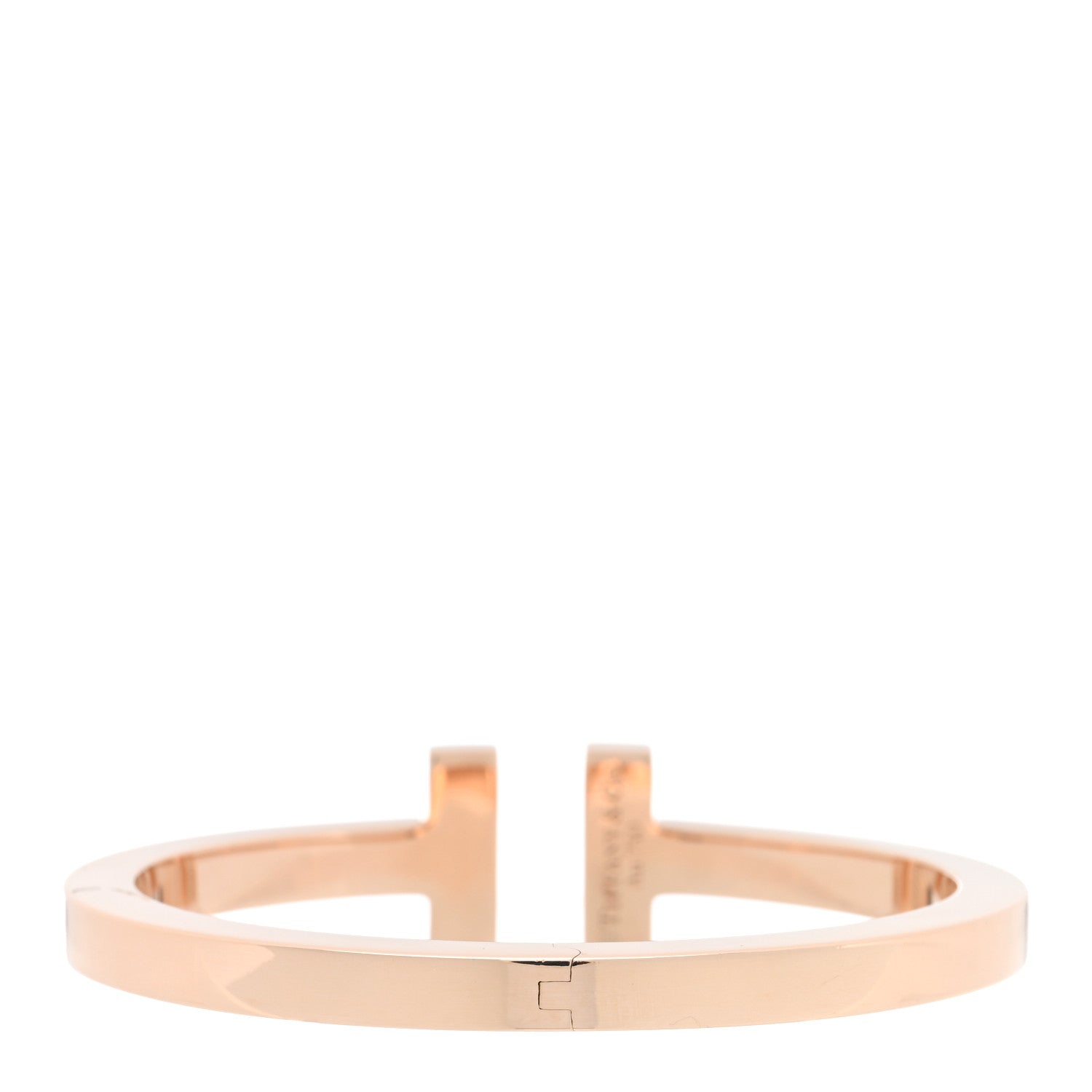 Tiffany 18K Rose Gold T Square Bracelet 2 of 4
