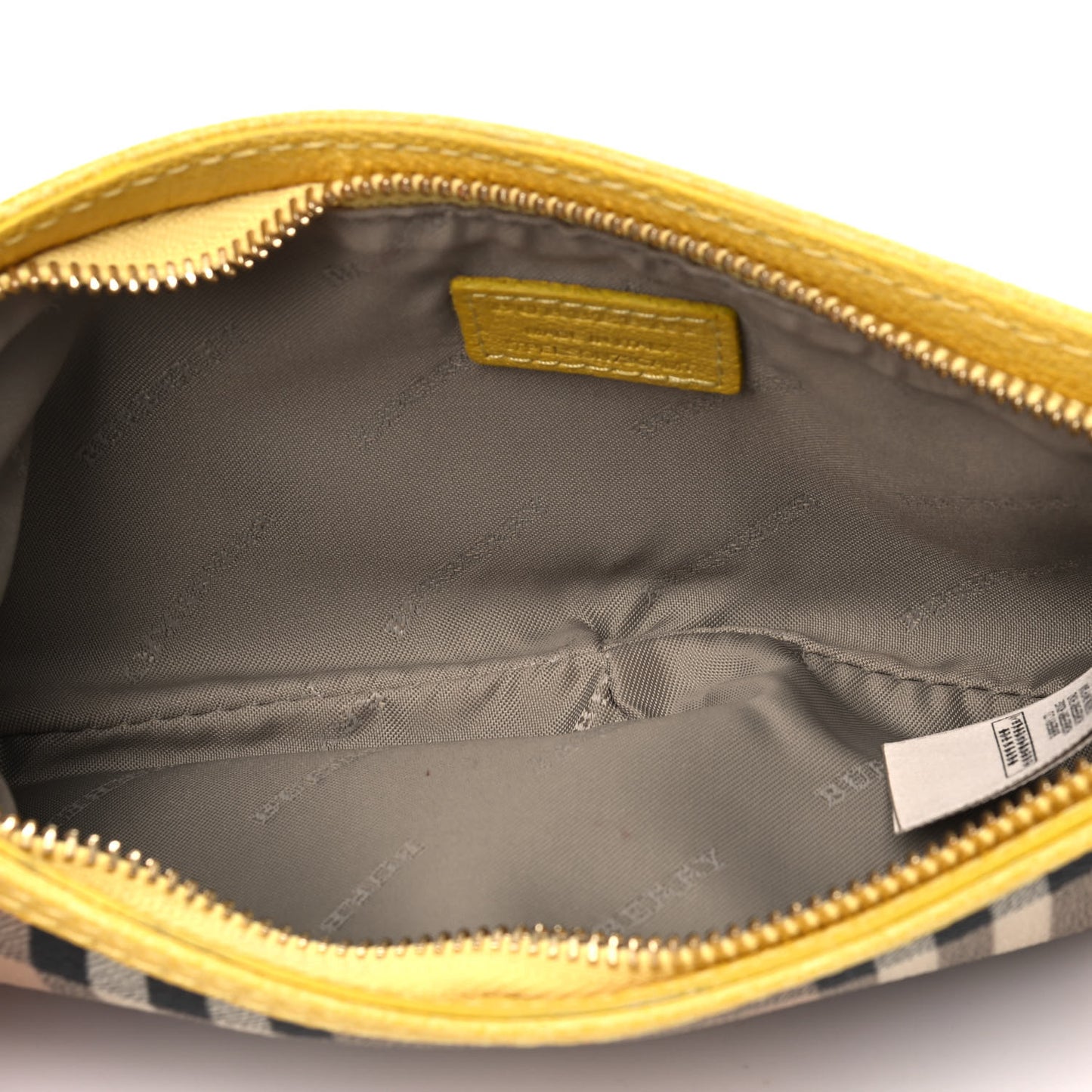 Haymarket Check Clara Pochette Yellow