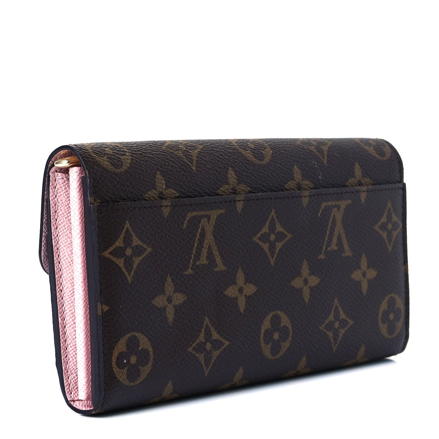 Louis Vuitton Monogram Sarah Wallet NM Rose Ballerine 3 of 9