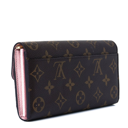 Louis Vuitton Monogram Sarah Wallet NM Rose Ballerine 3 of 9