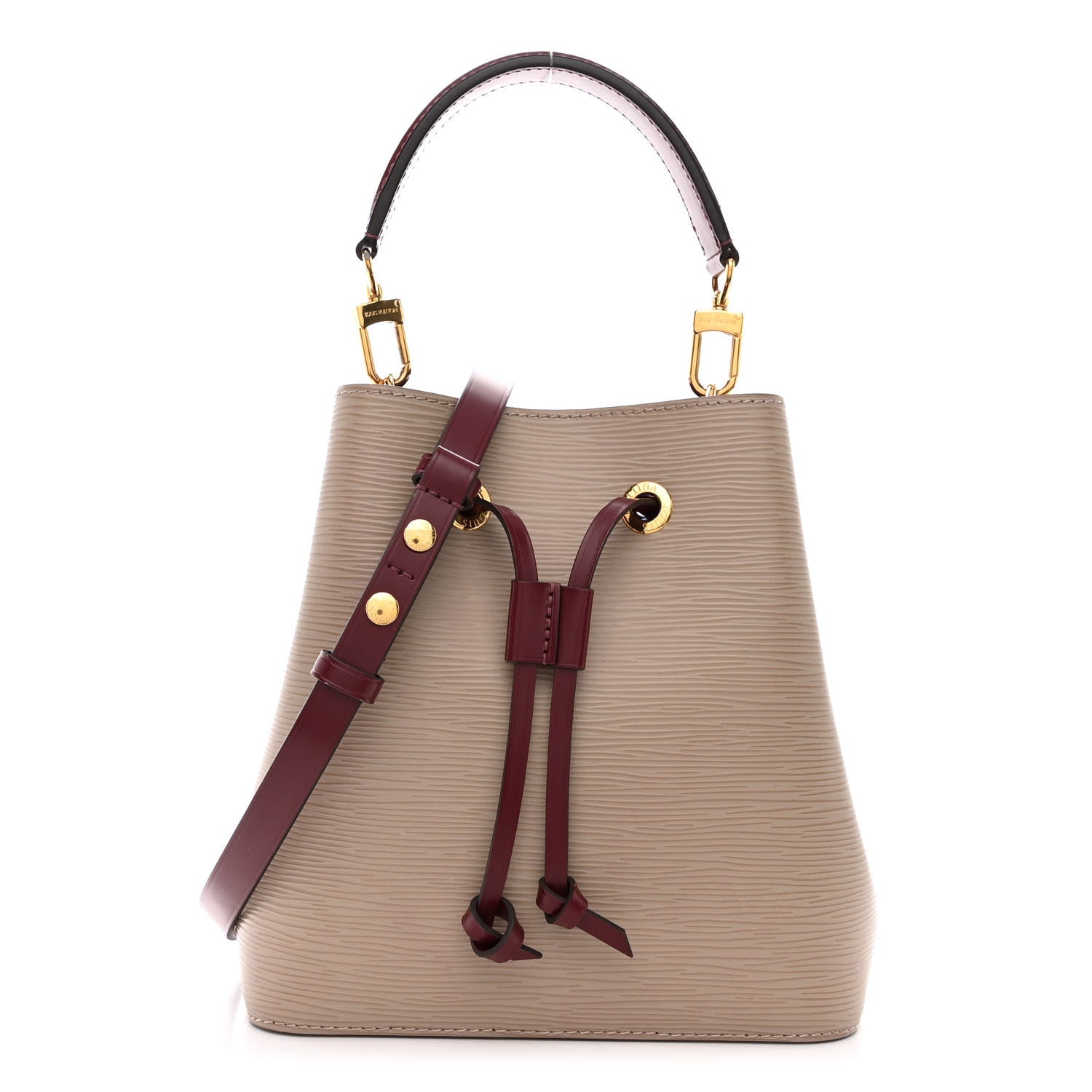 Louis Vuitton Epi Neonoe BB Galet Grenat 1 of 16