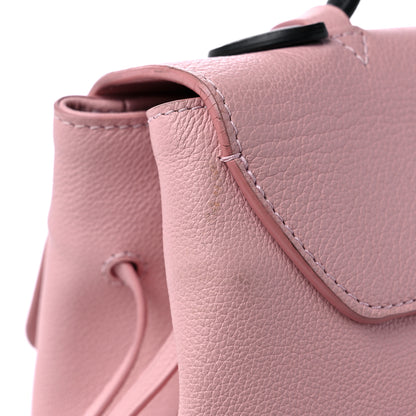 Louis Vuitton Calfskin Snakeskin Lockme MM Rose Ballerine 14 of 15