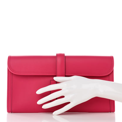 Hermes Swift Verso Jige Elan 29 Clutch Rose Mexico Rouge Piment 2 of 11
