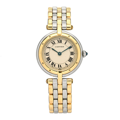Cartier Stainless Steel 18K Yellow Gold 24mm Panthere Vendome Quartz Watch 1 of 4