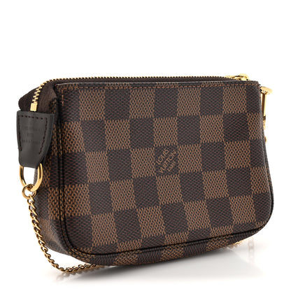 Louis Vuitton Damier Ebene Mini Pochette Accessories 4 of 12