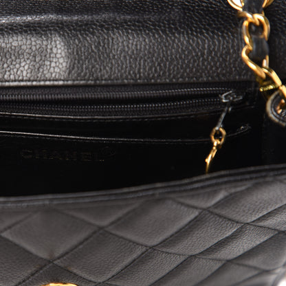Chanel Caviar Quilted Small Single Flap Black 8 of 12