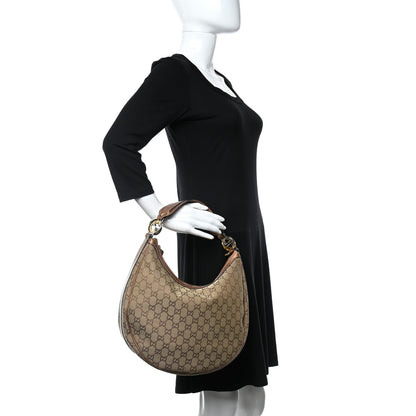 Gucci Monogram Medium GG Twins Hobo Bronze 2 of 9