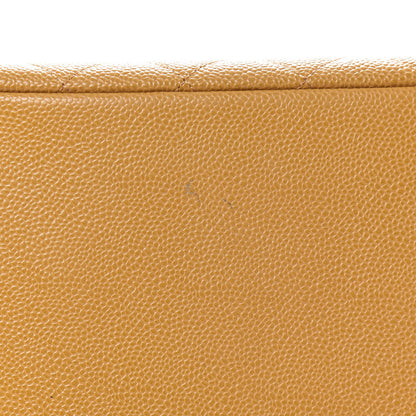 Chanel Caviar Quilted Petit Timeless Shopping Tote PTT Ochre 9 of 10