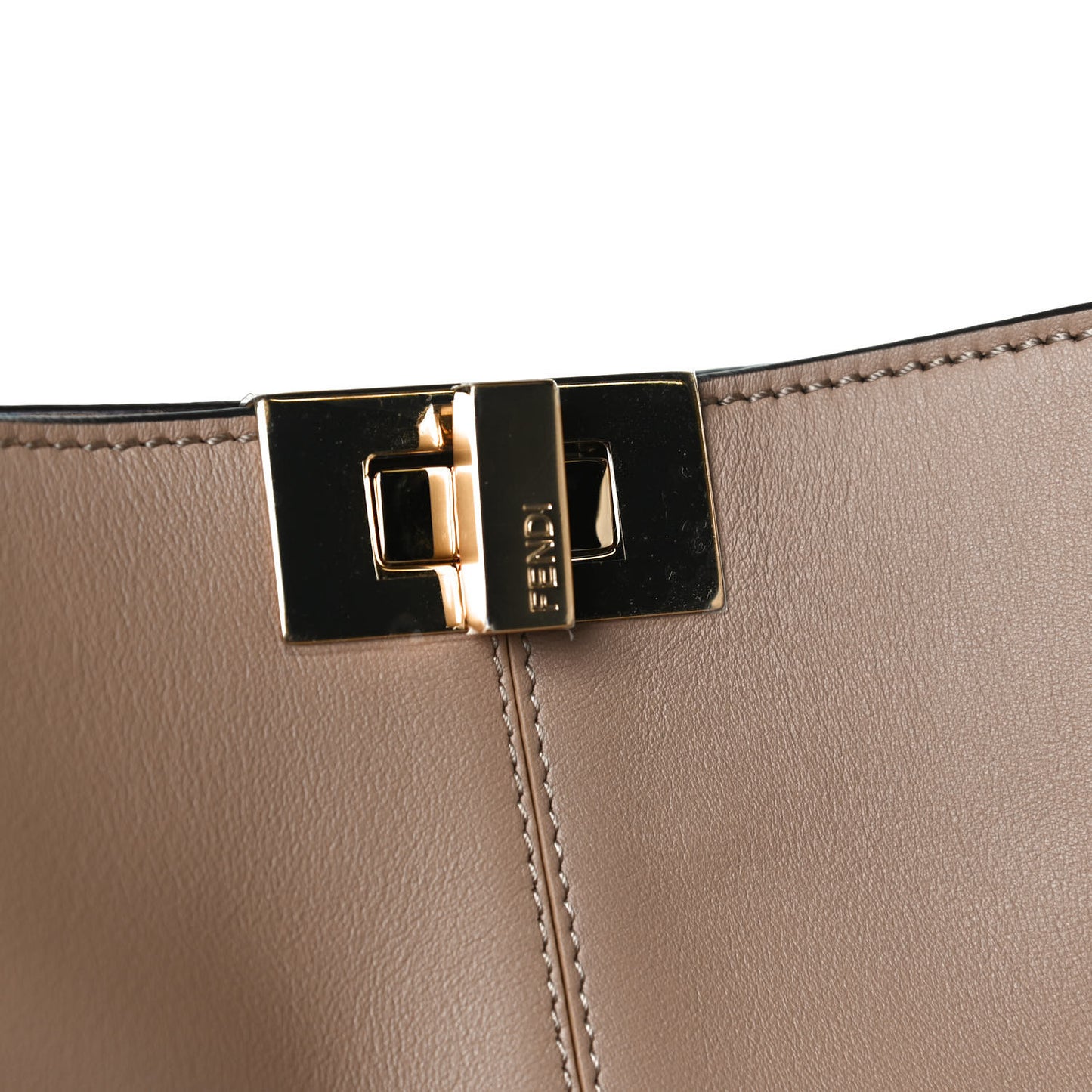 Vitello Seta Nabuk Pequin Medium Peekaboo X-Lite Cuoio Tabacco Moro