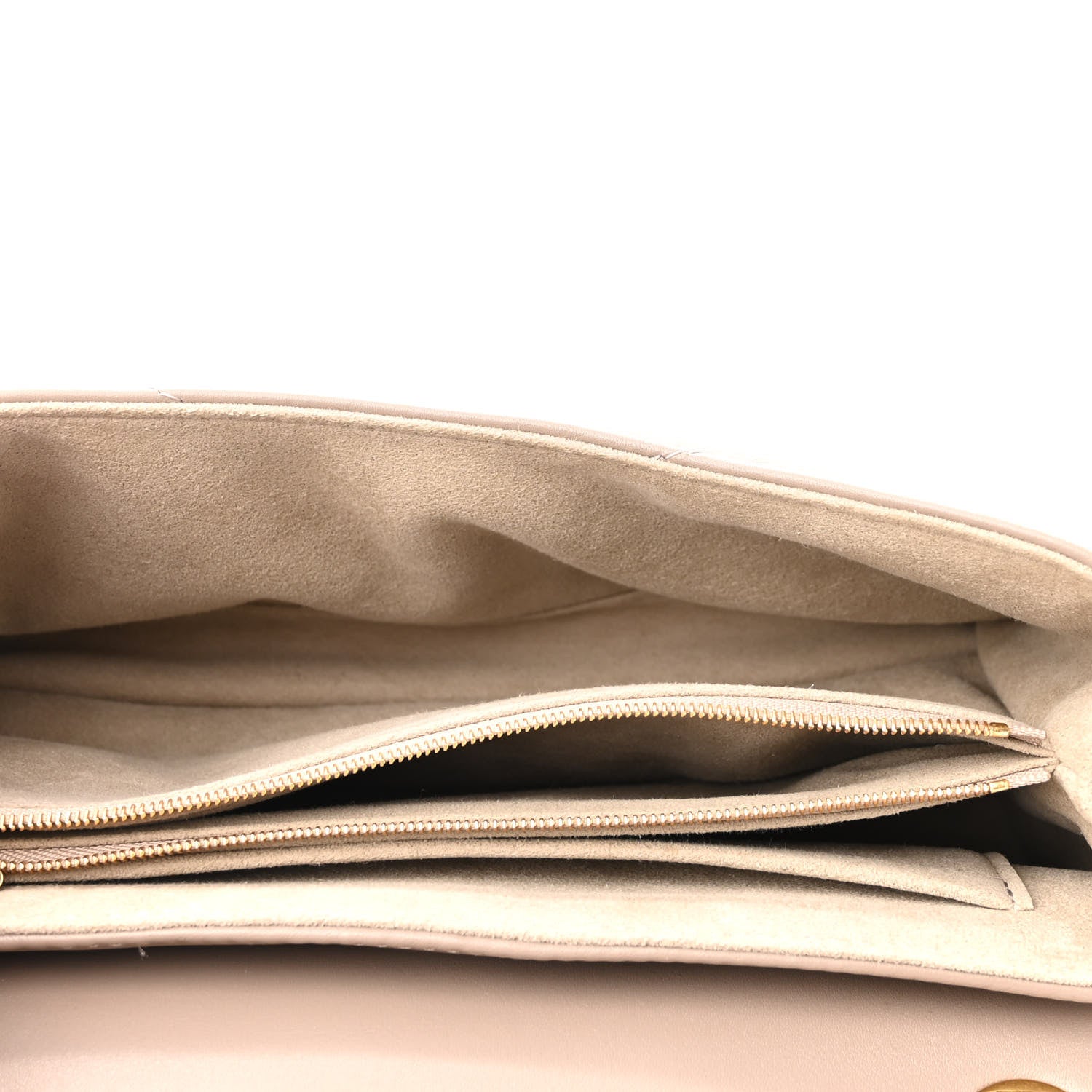 Louis Vuitton Calfskin LV New Wave Chain Bag Taupe 5 of 10
