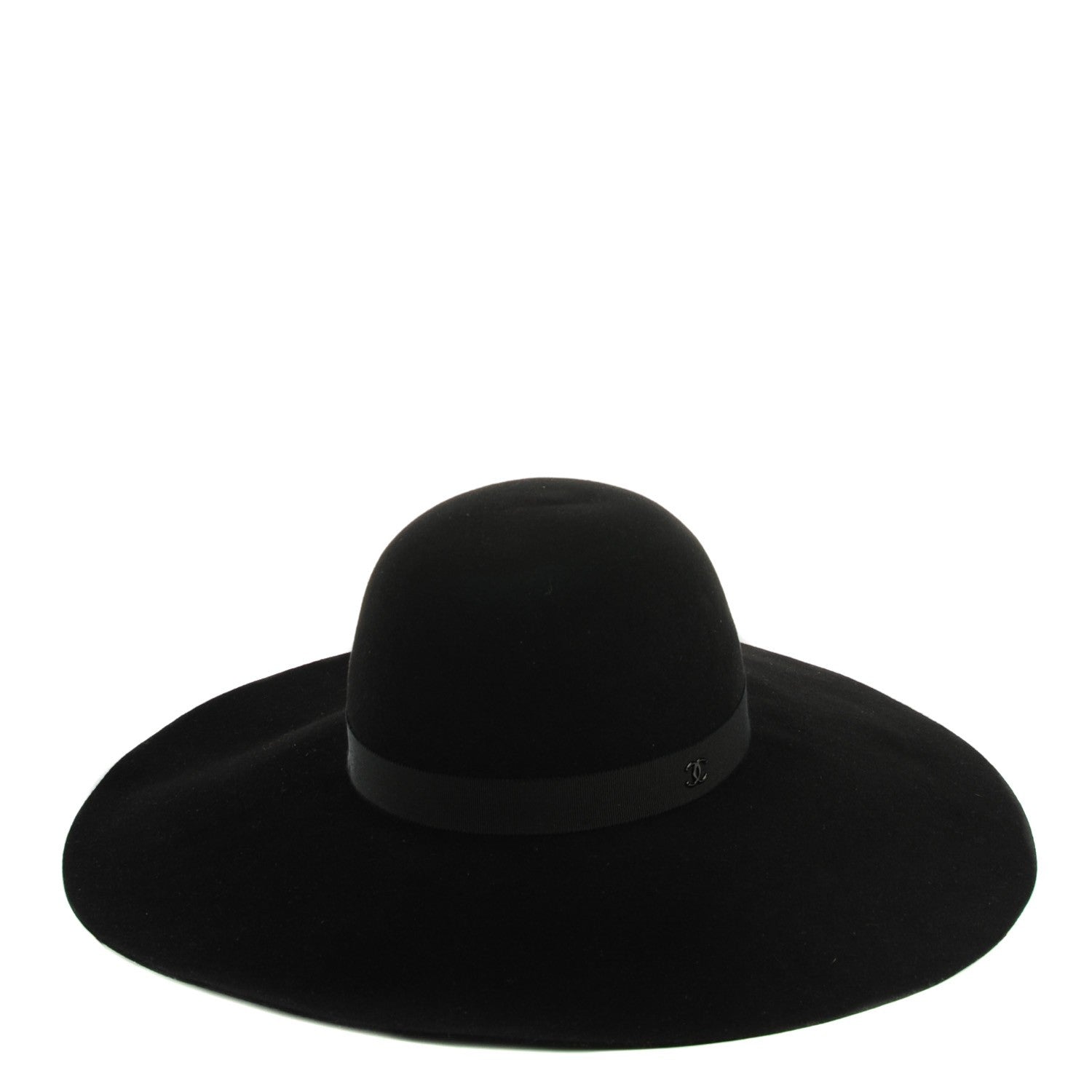 Chanel Felt CC Floppy Hat L Black 1 of 7