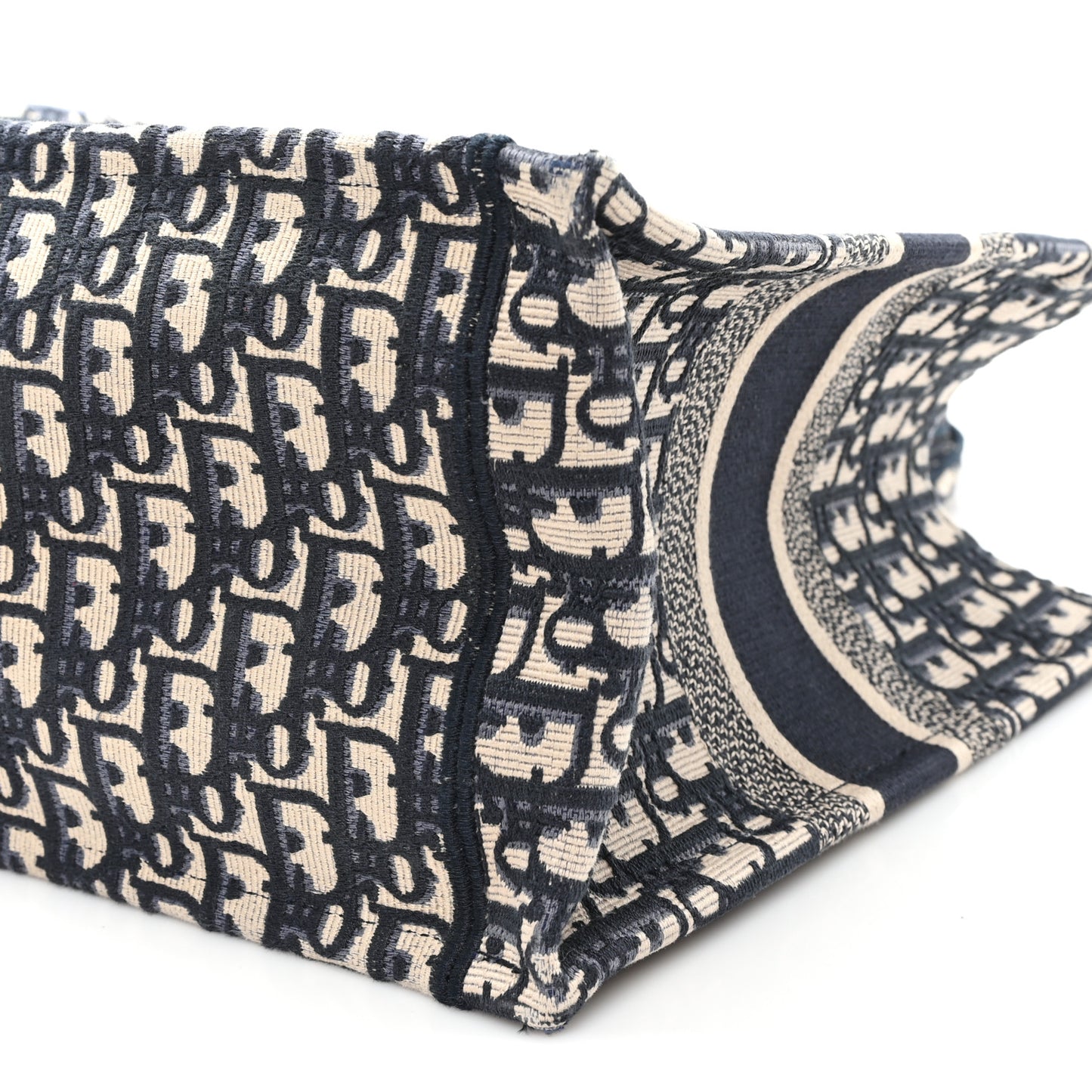 Oblique Medium Book Tote Blue Multicolor