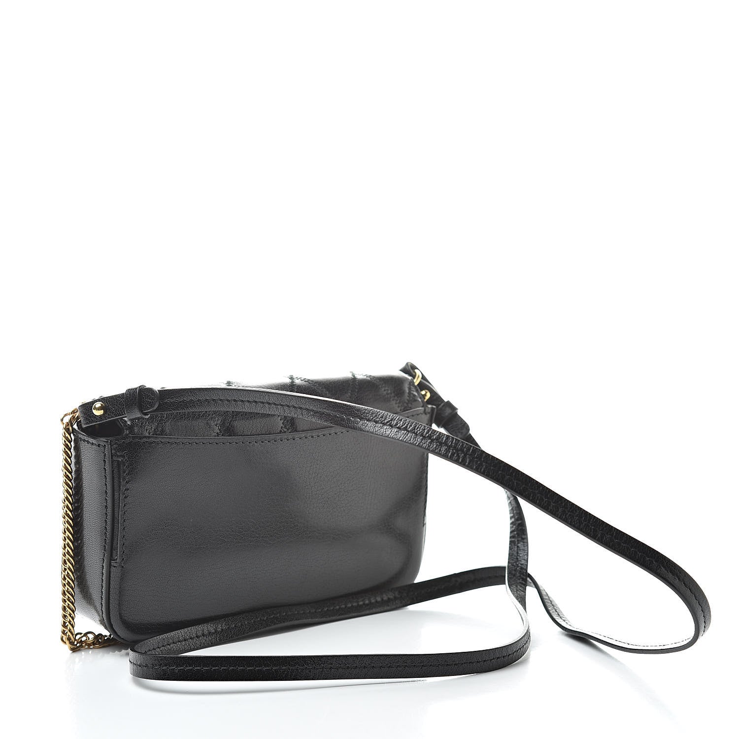 Givenchy Goatskin Quilted GV3 Mini Pocket Convertible Bag Black 3 of 10