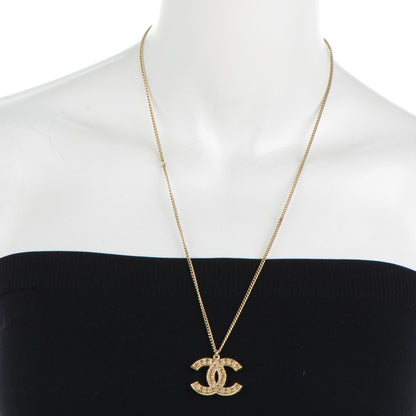 Chanel Pearl CC Pendant Necklace Gold 8 of 8