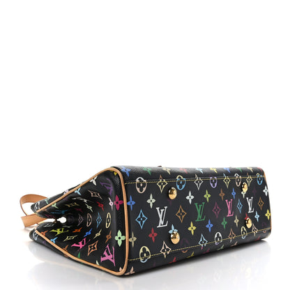 Louis Vuitton Monogram Multicolor Aurelia MM Black 4 of 8