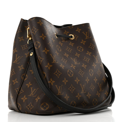 Louis Vuitton Monogram Neonoe MM Black 3 of 10
