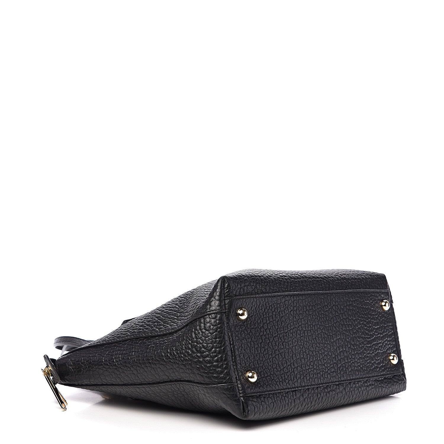 Burberry Signature Grain Calfskin Medium Welburn Tote Black 3 of 9
