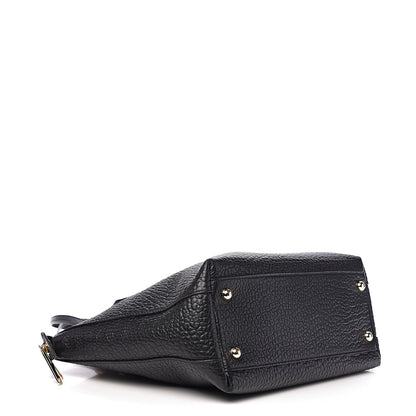 Burberry Signature Grain Calfskin Medium Welburn Tote Black 3 of 9