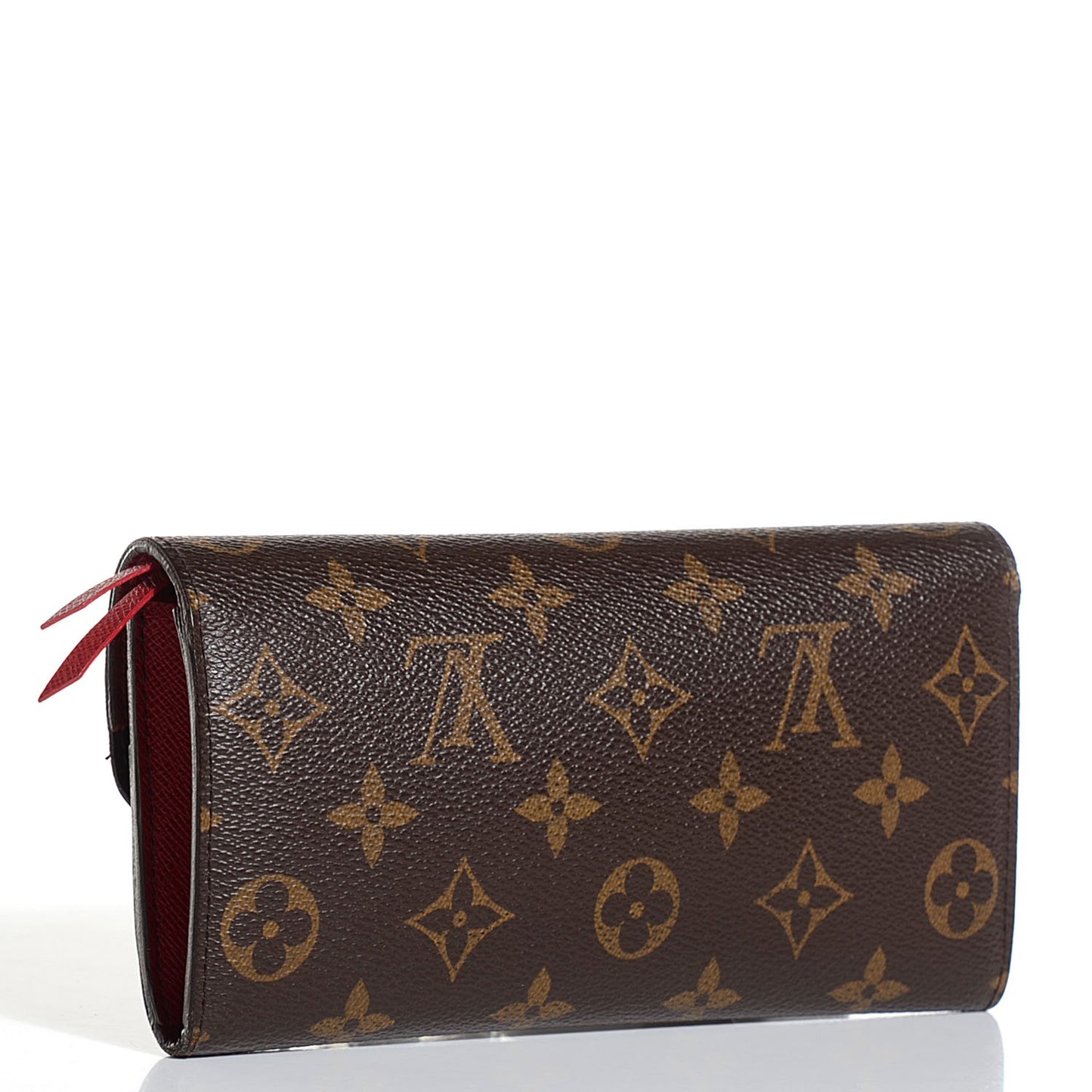 Monogram Emilie Wallet Red
