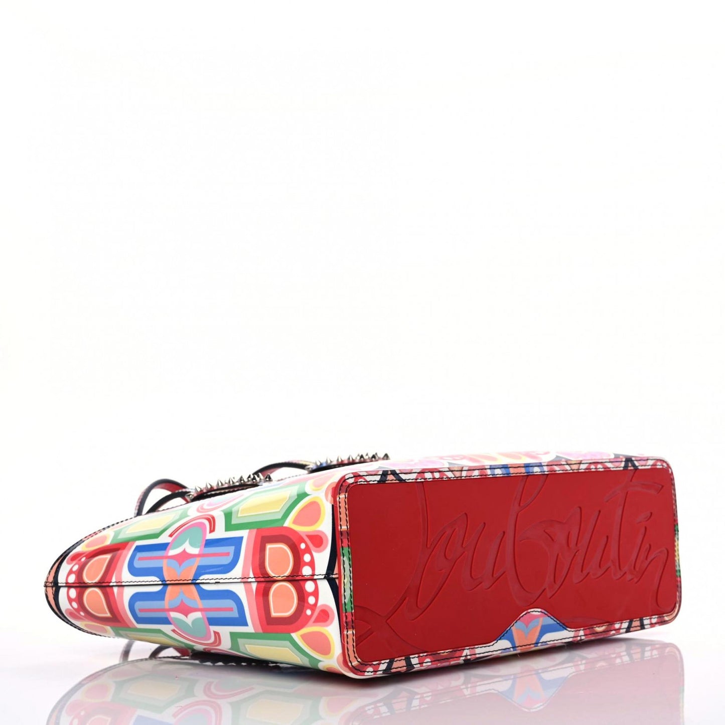Patent Tivoli Small East West Cabata Tote Multicolor