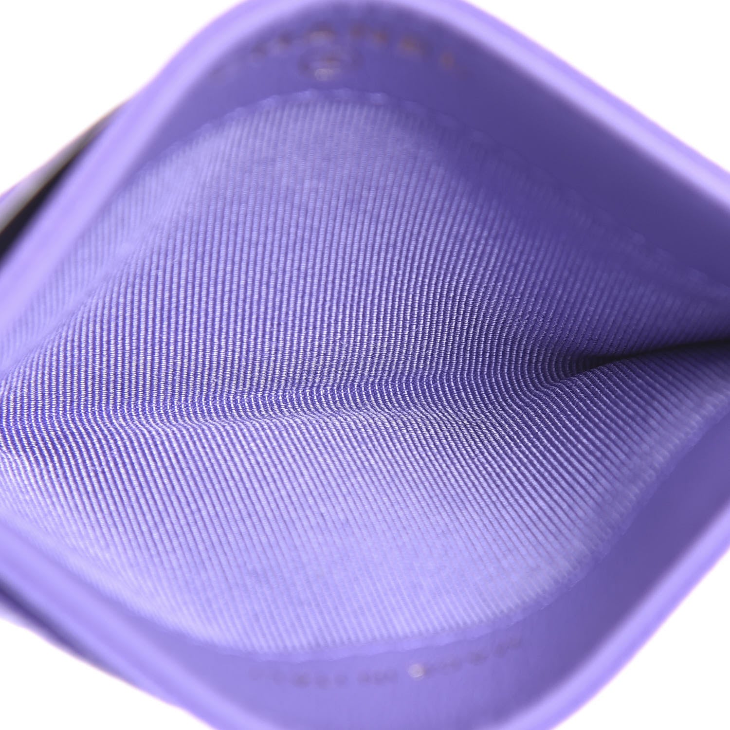 Chanel Caviar Quilted Card Holder Purple 4 of 7